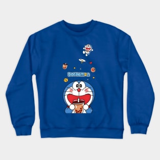 doraemon dorayaki boba Crewneck Sweatshirt